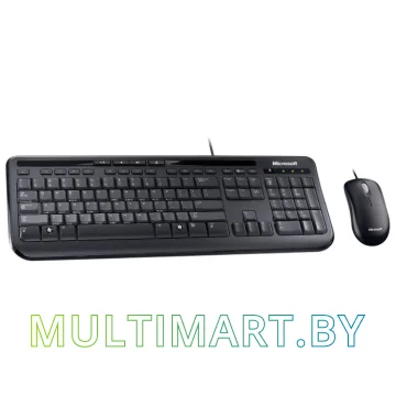Клавиатура Microsoft Wired Keyboard 600 USB Black (ANB-00018) картинка 2